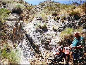 A view up the canyon